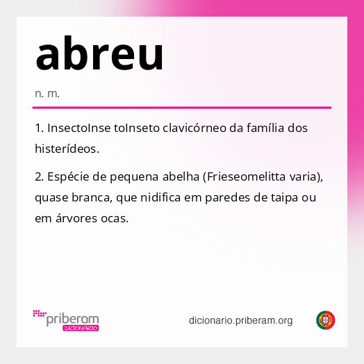 Significado de abreu