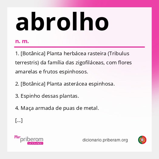 Significado de abrolho