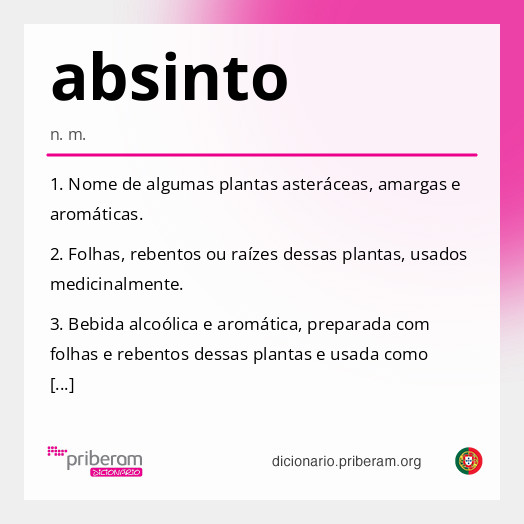 Significado de absinto