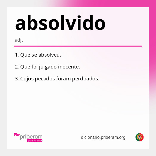 Significado de absolvido