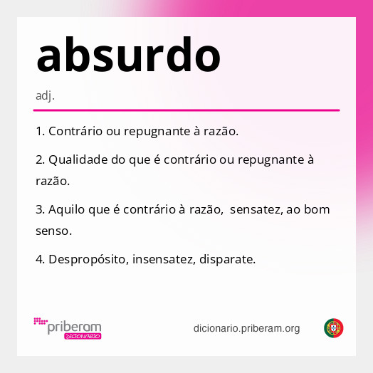 Significado de absurdo