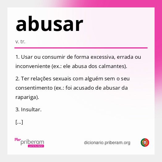 Significado de abusar