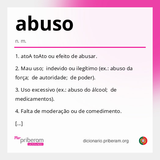 Significado de abuso