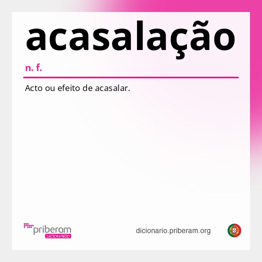 Significado de acasalação