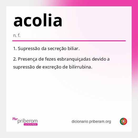 Significado de acolia