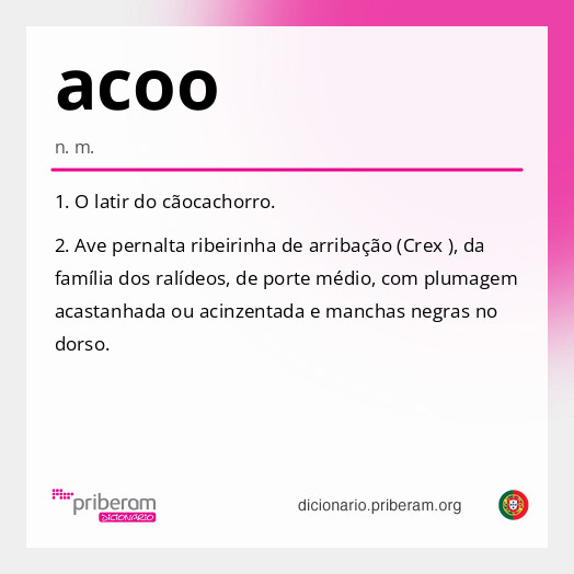 Significado de acoo