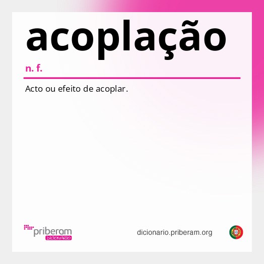 Significado de acoplação