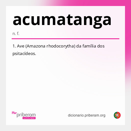 Significado de acumatanga