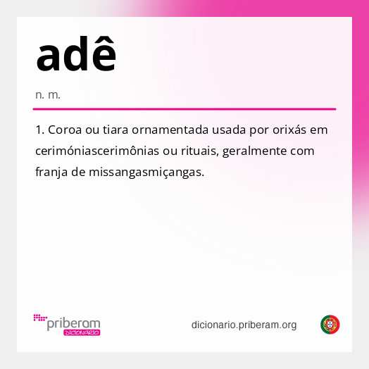 Significado de adê