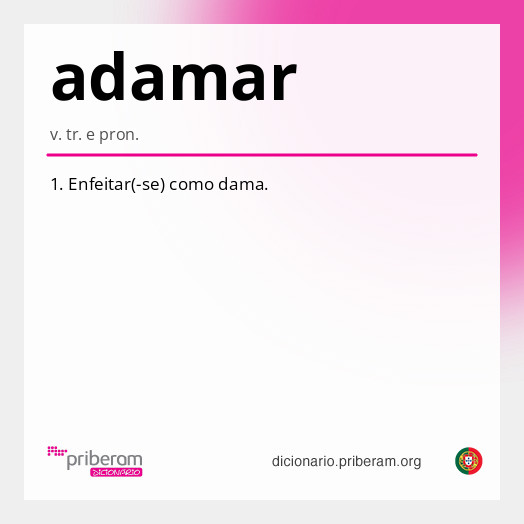 Significado de adamar