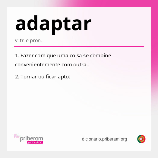 Significado de adaptar