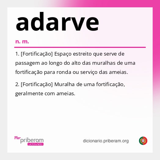Significado de adarve