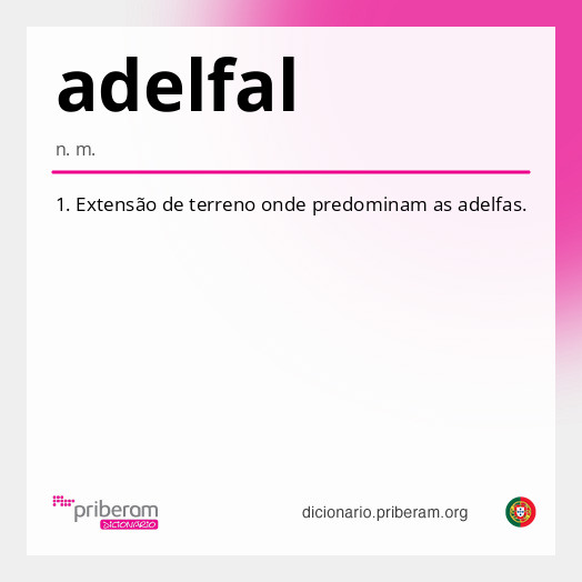 Significado de adelfal