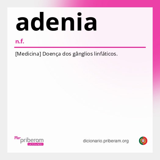 Significado de adenia