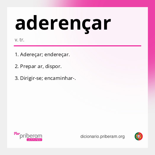 Significado de aderençar