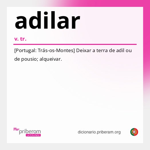 Significado de adilar