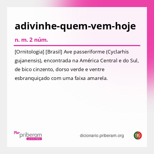Significado de adivinhe-quem-vem-hoje