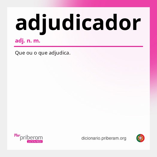 Significado de adjudicador