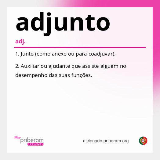 Significado de adjunto