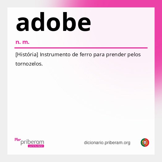 Significado de adobe