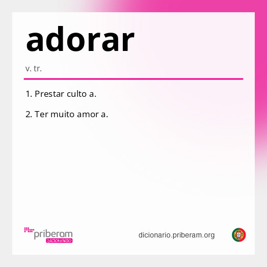 Significado de adorar
