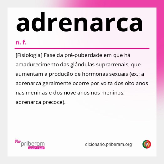 Significado de adrenarca