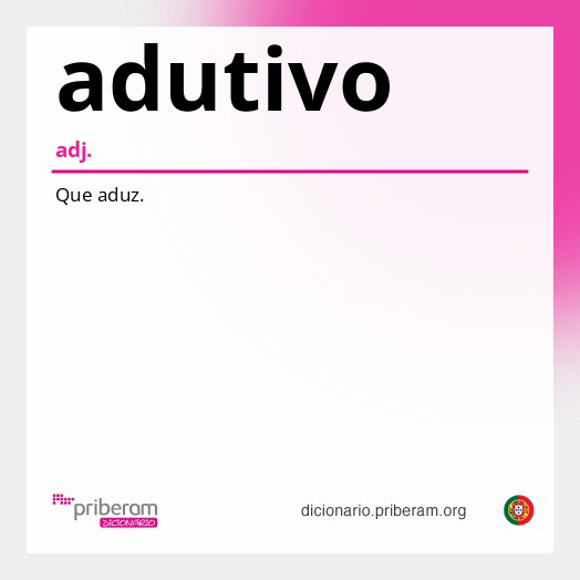Significado de adutivo