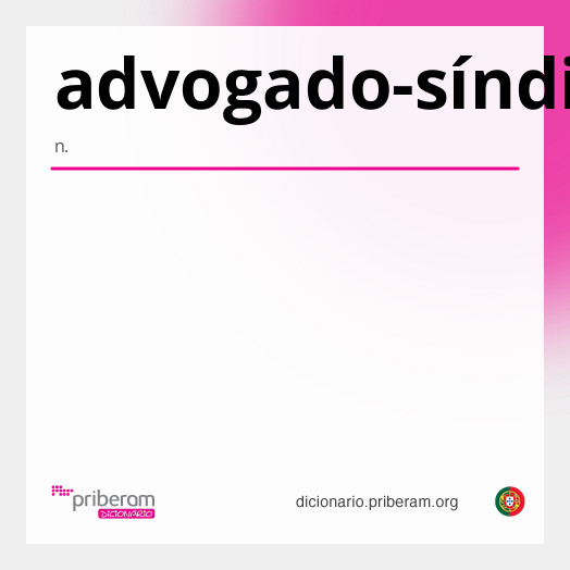 Significado de advogado-síndico