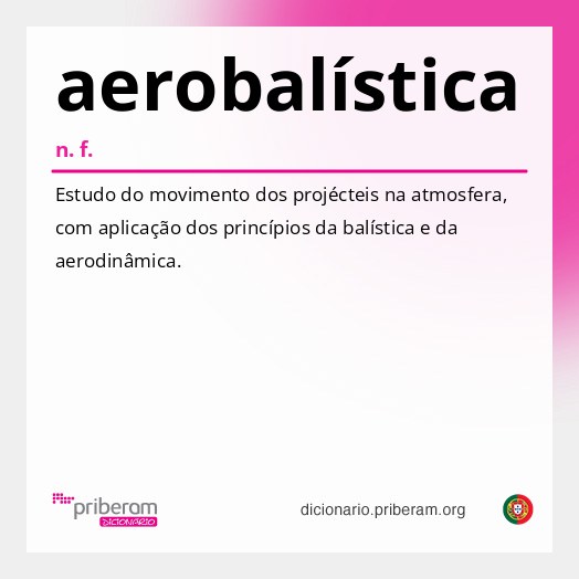 Significado de aerobalística