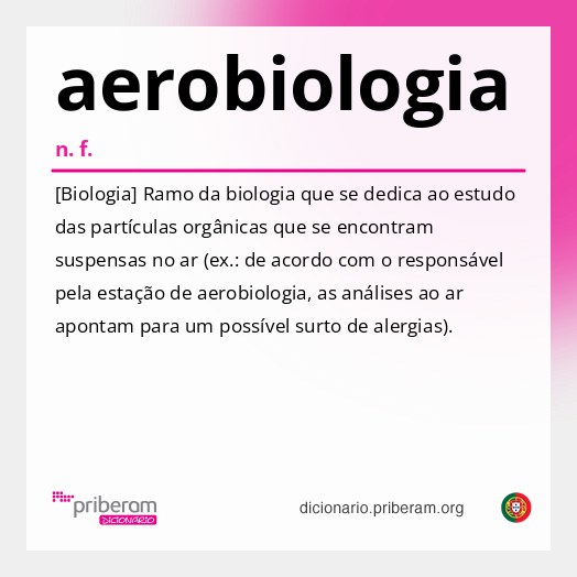 Significado de aerobiologia