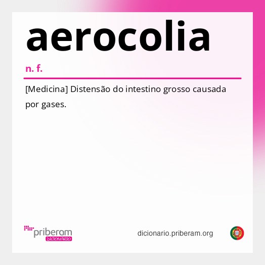 Significado de aerocolia