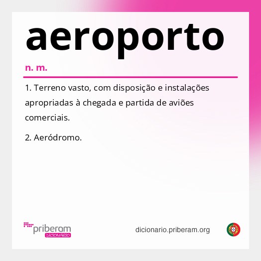 Significado de aeroporto
