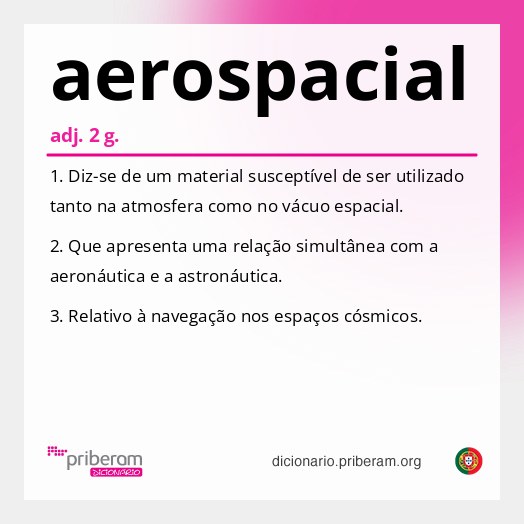 Significado de aerospacial