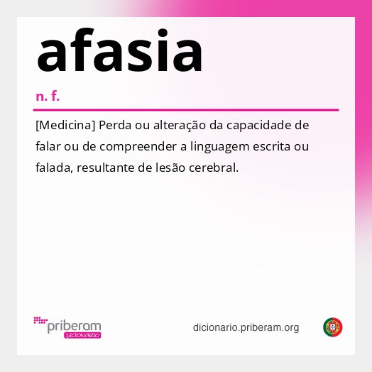 Significado de afasia