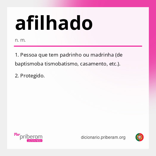 Significado de afilhado
