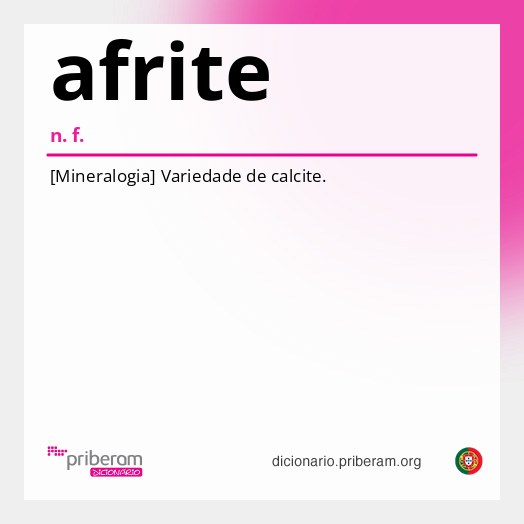 Significado de afrite