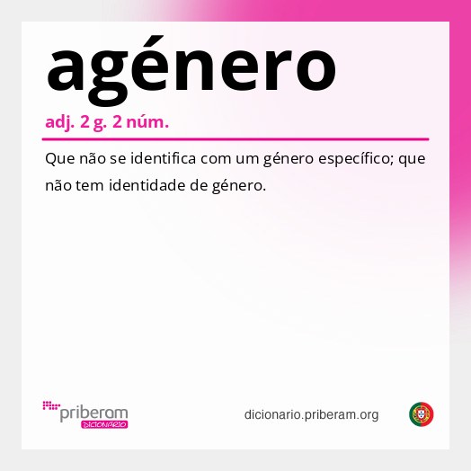 Significado de agénero