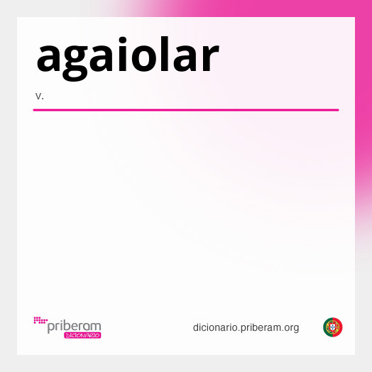 Significado de agaiolar