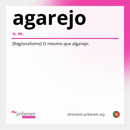 Significado de agarejo