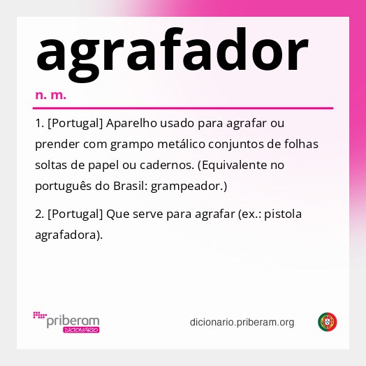 Significado de agrafador