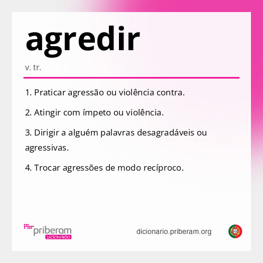Significado de agredir