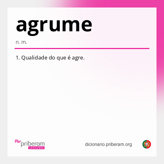 Significado de agrume
