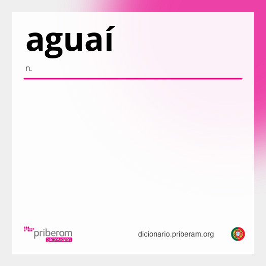 Significado de aguaí