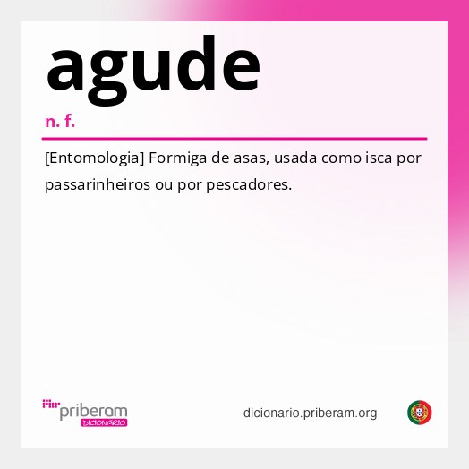 Significado de agude