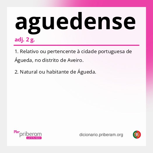 Significado de aguedense