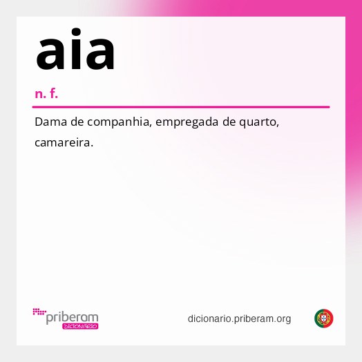 Significado de aia