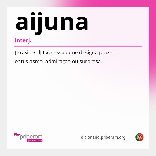 Significado de aijuna