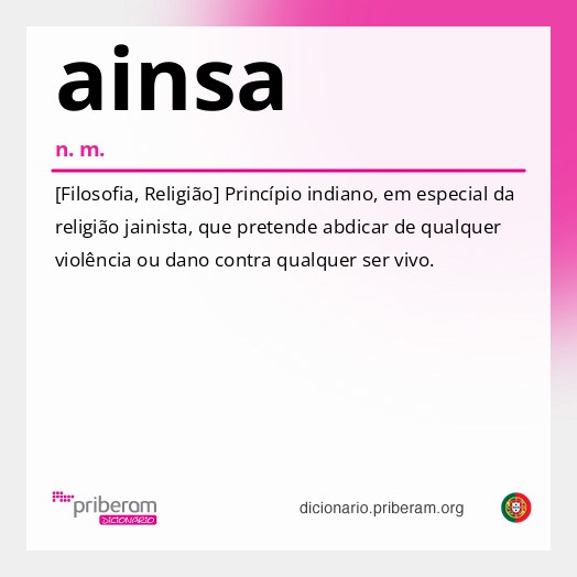 Significado de ainsa