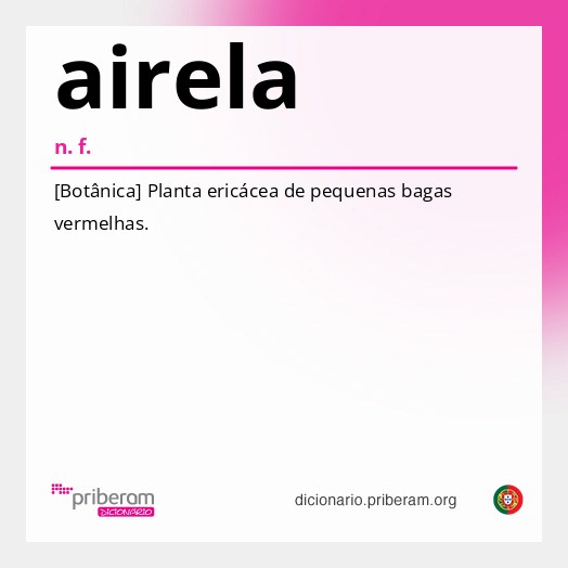 Significado de airela