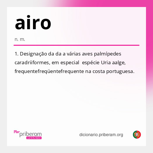 Significado de airo